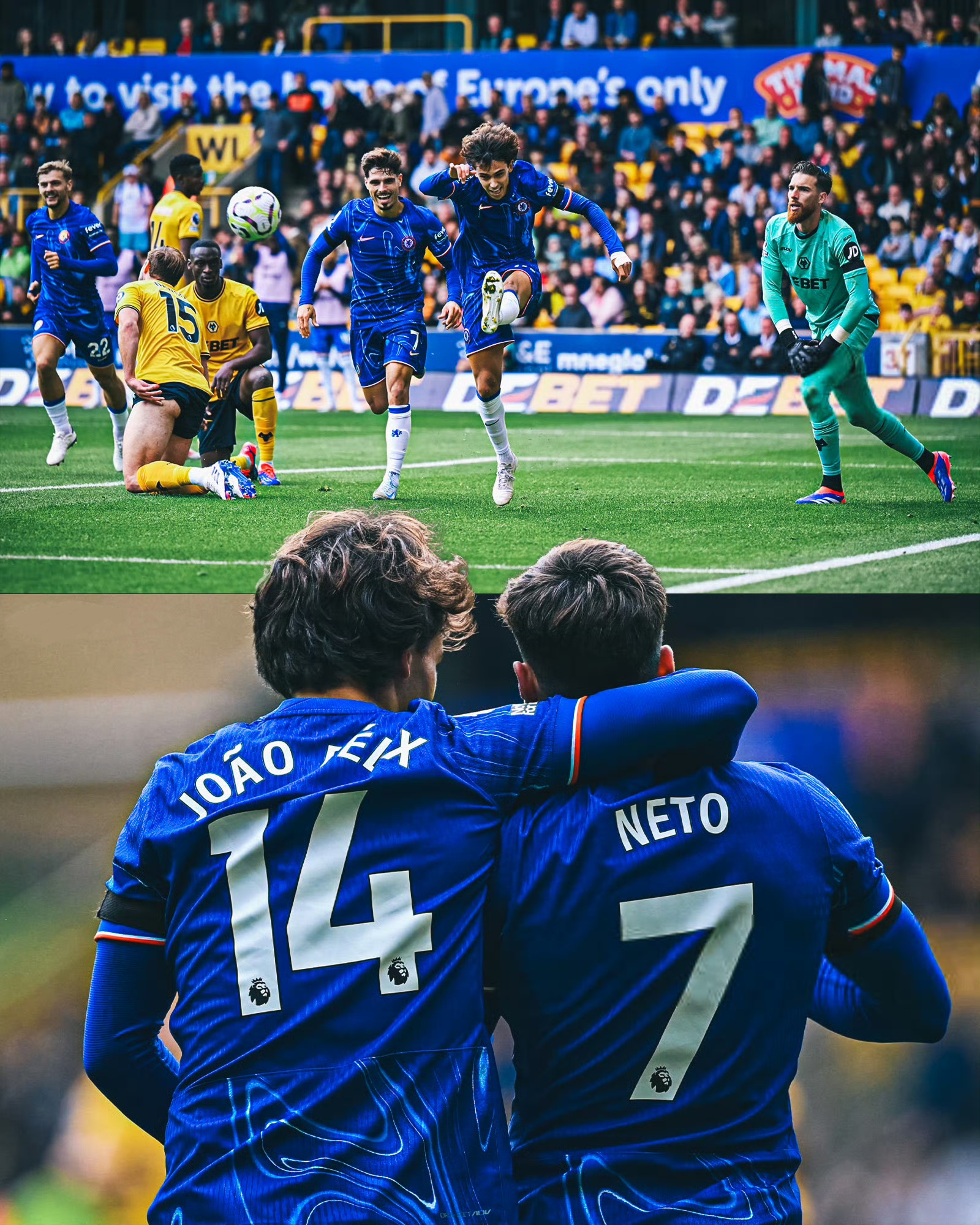 aoa体育馆-切尔西主场逆转狼队，保持胜利的简单介绍