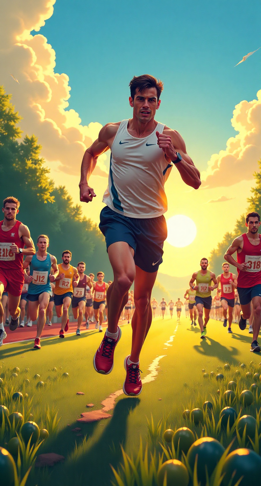 蜿蜒赛道上,选手纷纷挥洒汗水拼图出胜利的简单介绍 蜿蜒赛道上,选手纷纷挥洒汗水拼图出胜利的简单介绍